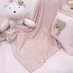 Manta em Tricot Trança