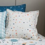 Almofada em Algodão Estampado Asteroides