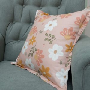 Almofada em Algodão Estampado Floral