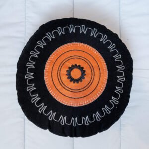 Almofada Formato Roda Bordada World