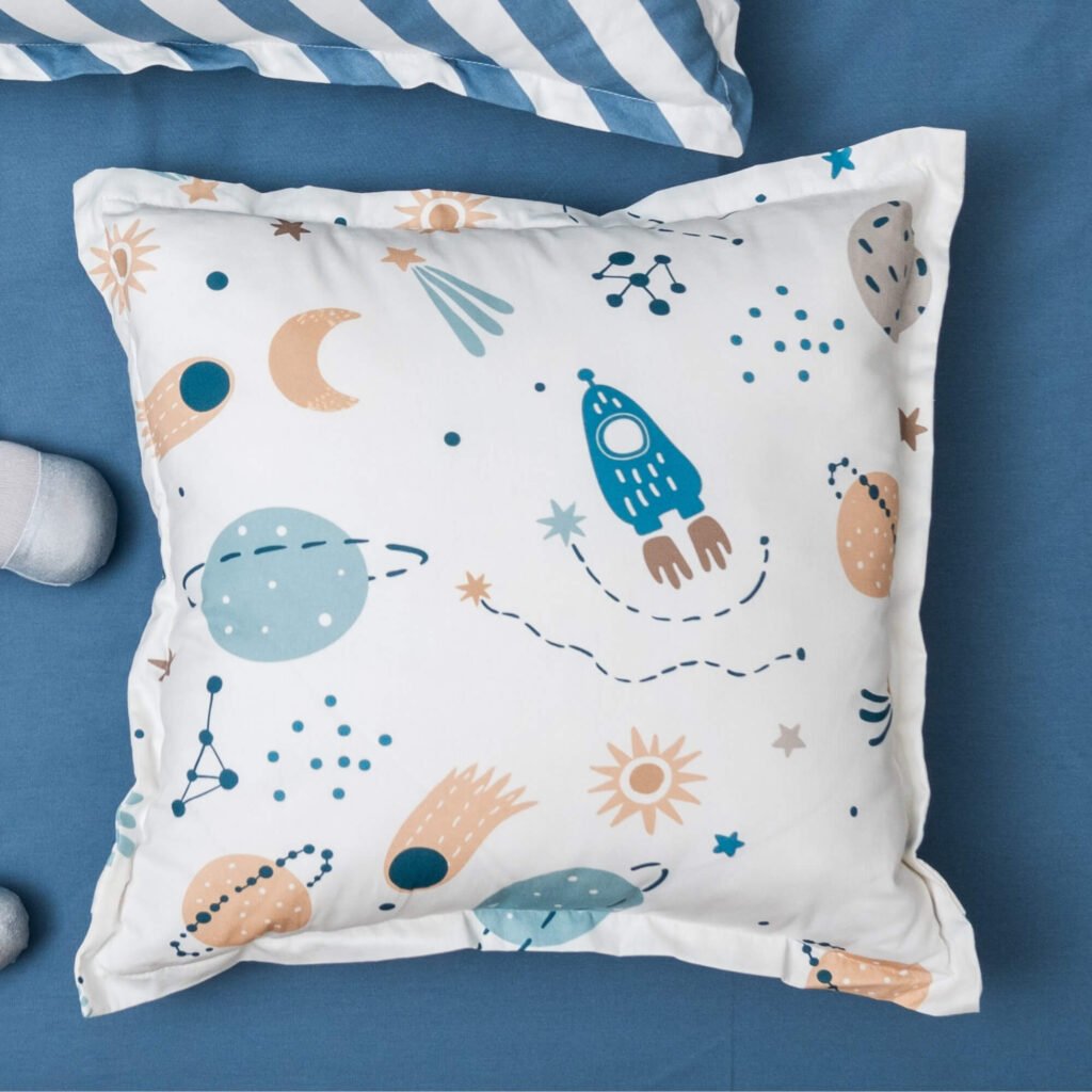 Almofada em Algodão Estampado Planetas