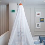 Mosquiteiro de Teto em Voil com Detalhe em Courino World