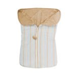 Porta Bebê em Malha Estampada Listras com Interior em Plush