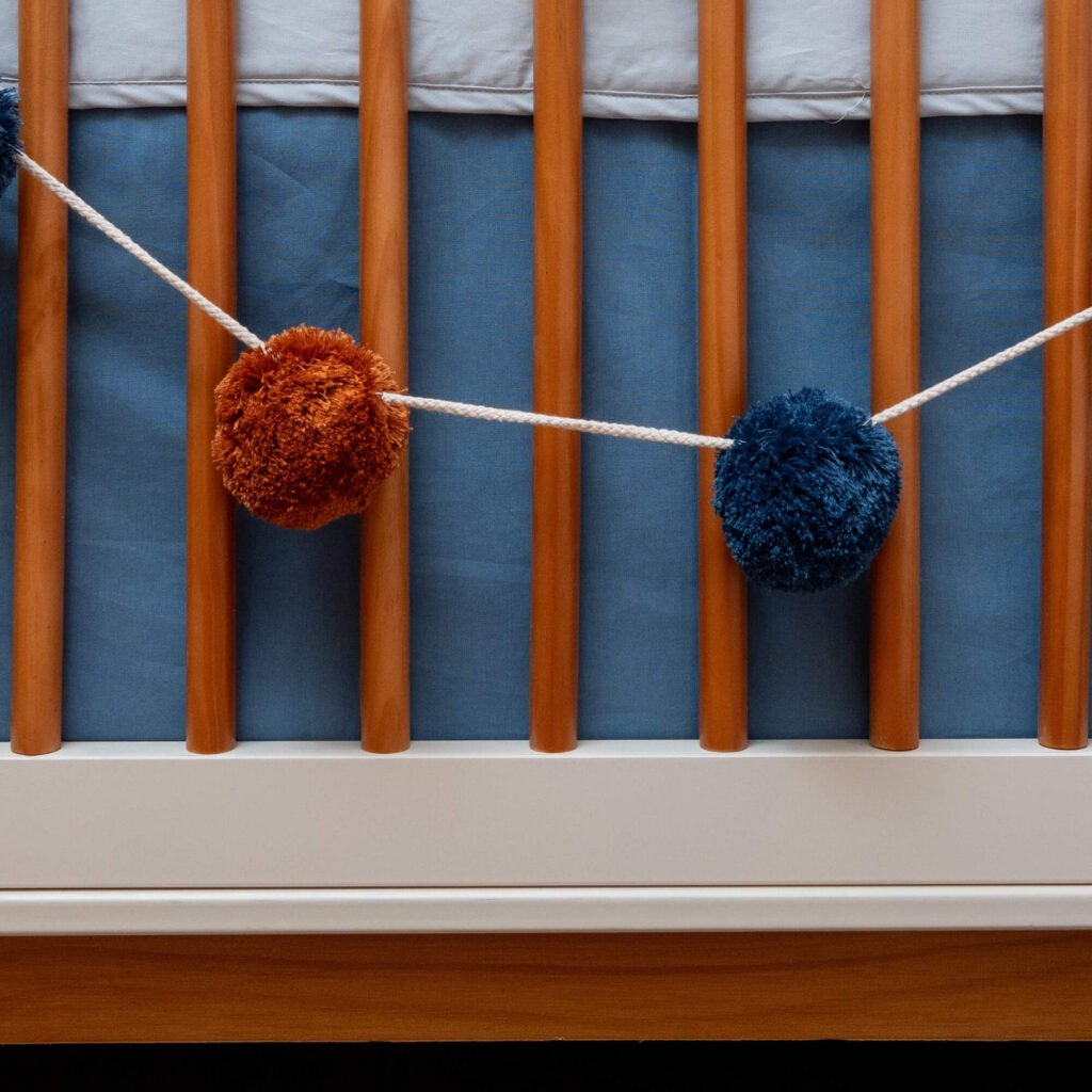 Saia de Berço 02 Lados Azul Jeans World