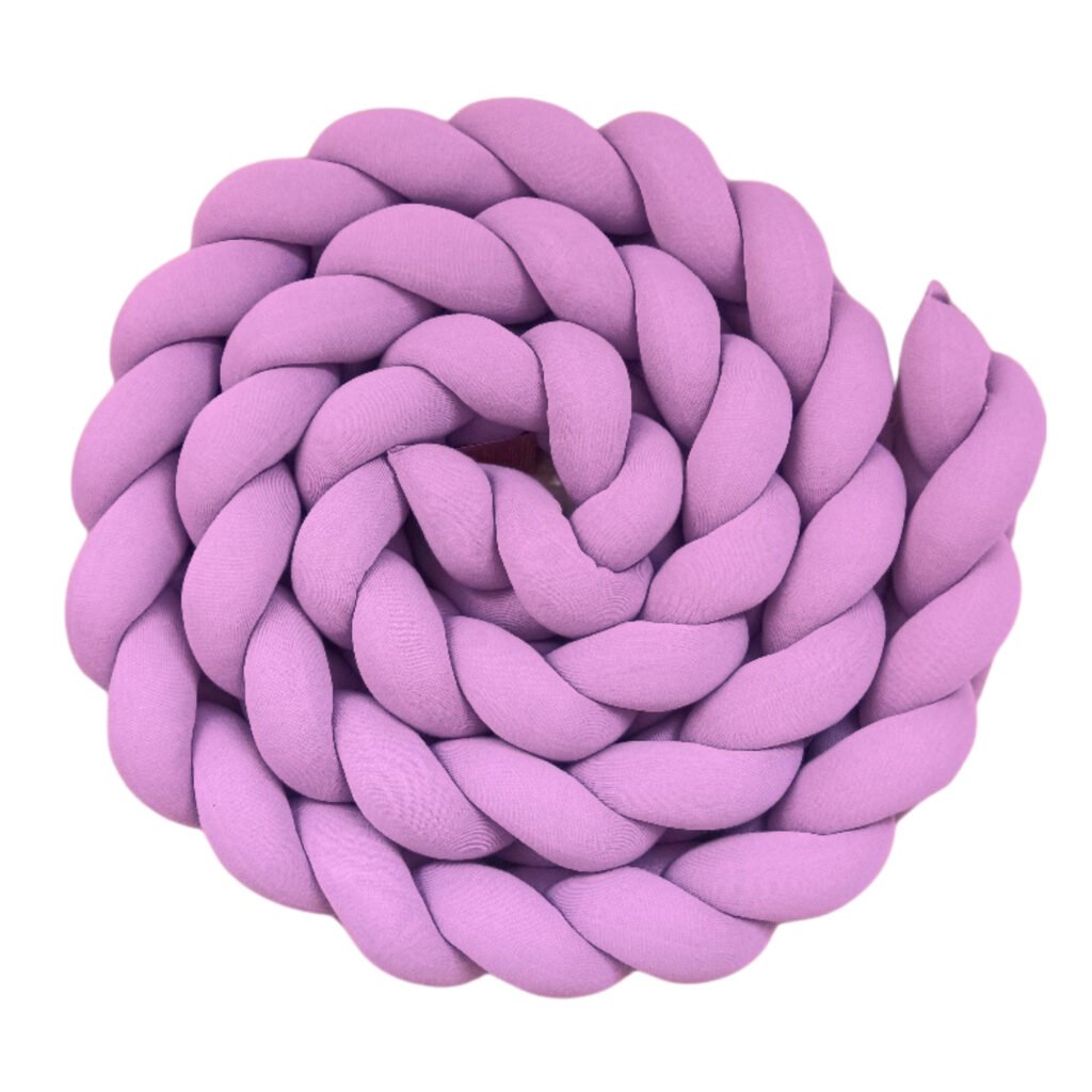 Protetor Trança em Tricot Lavanda