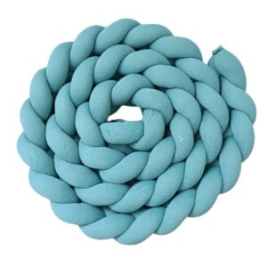 Protetor Trança em Tricot Verde Vintage