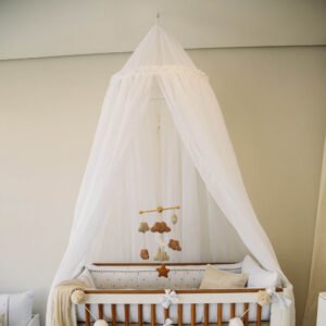 Cabana de Teto em Voil Branco Camomila