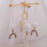 Móbile Decorativo Arco Íris com Pompons Flick