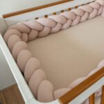 Protetor Trança em Tricot Rosa Una Bela