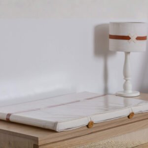 Trocador Reto em Linho com Courino Fazendinha