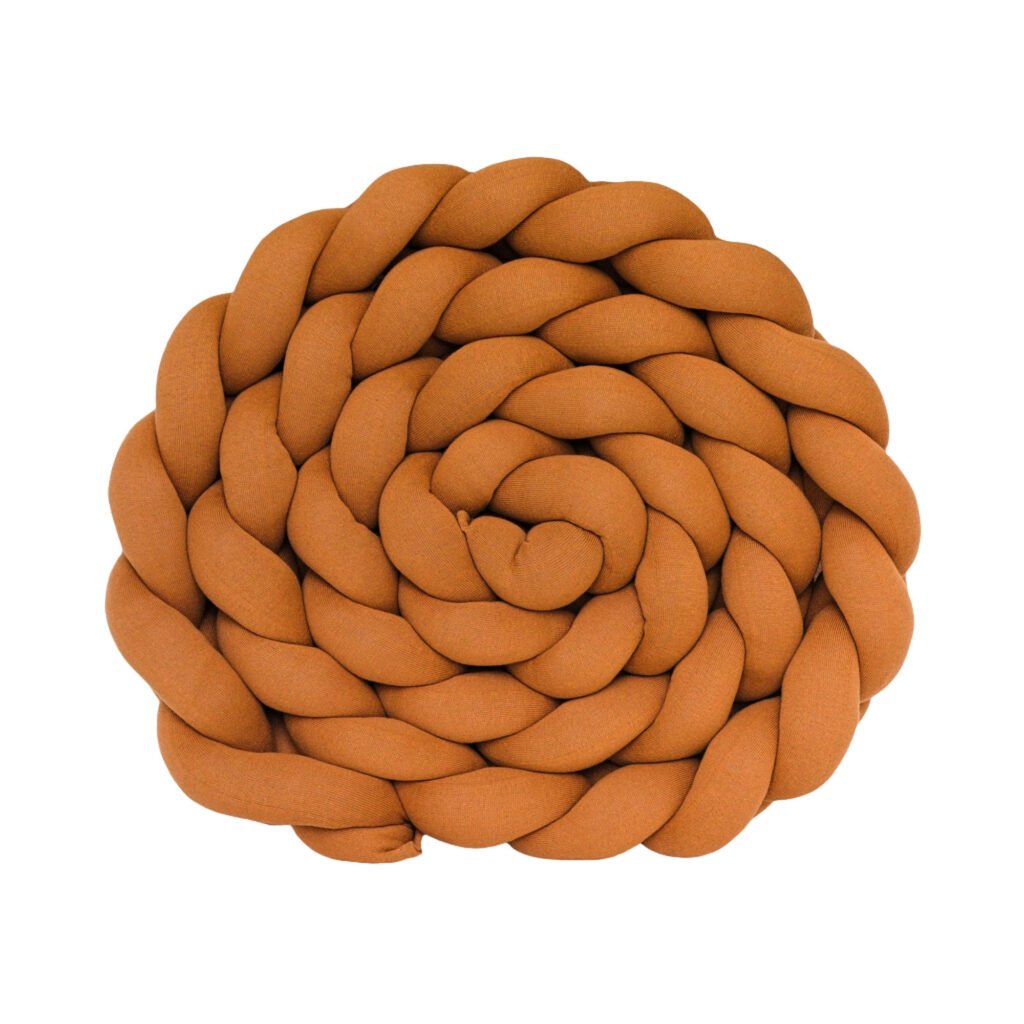 Protetor Trança em Tricot Cobre Claro