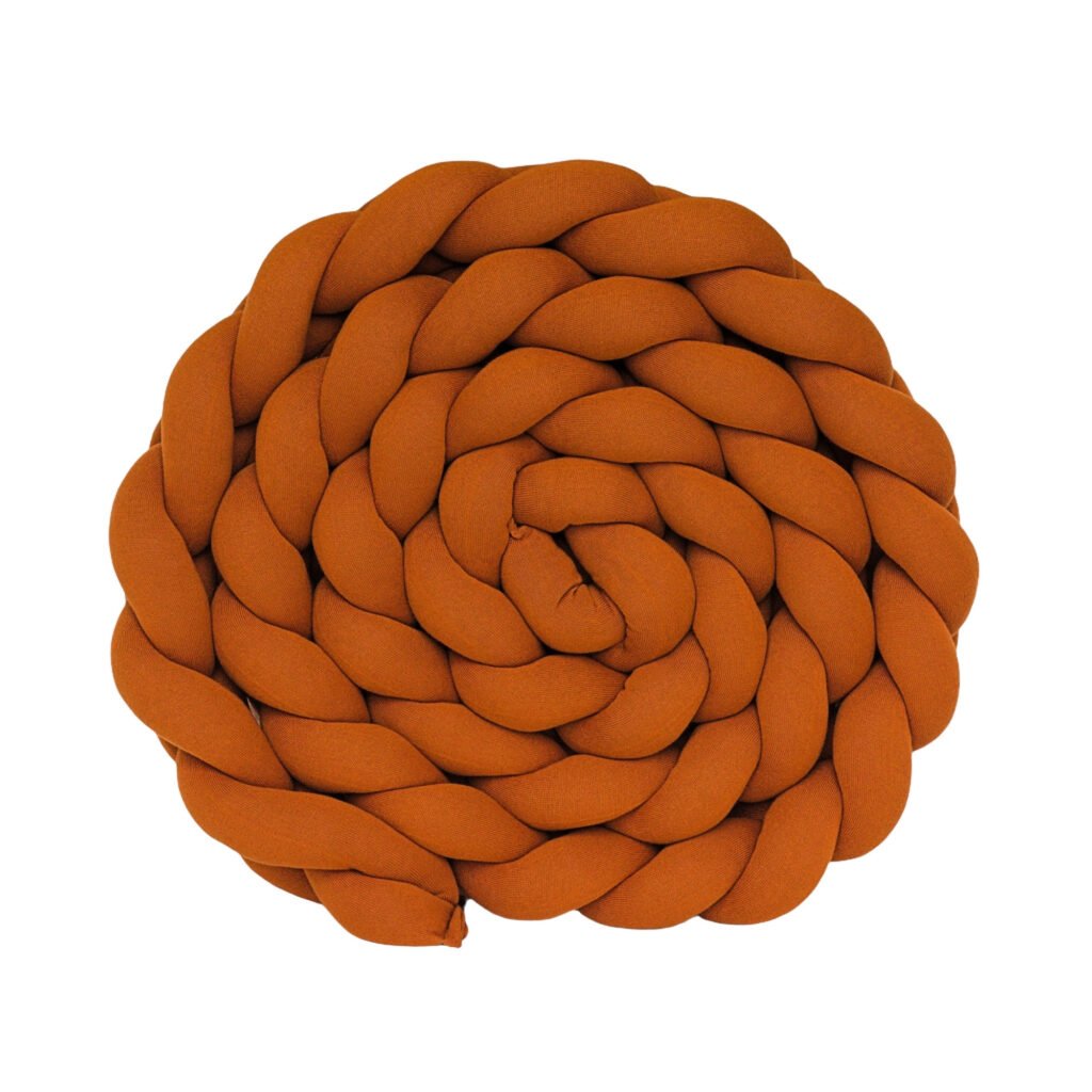 Protetor Trança em Tricot Cobre Escuro