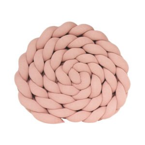 Protetor Trança em Tricot Rosa Una